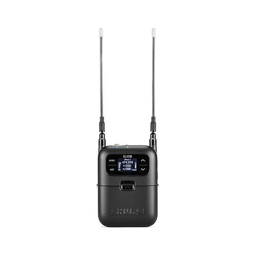 Shure SLXD15/WL85 Portable Digital Wireless System with SLXD1 Bodypack Transmitter, SLXD5 Single-Channel Receiver and WL185 Cardioid Lavalier Microphone | H55 Band (514-558 MHz)