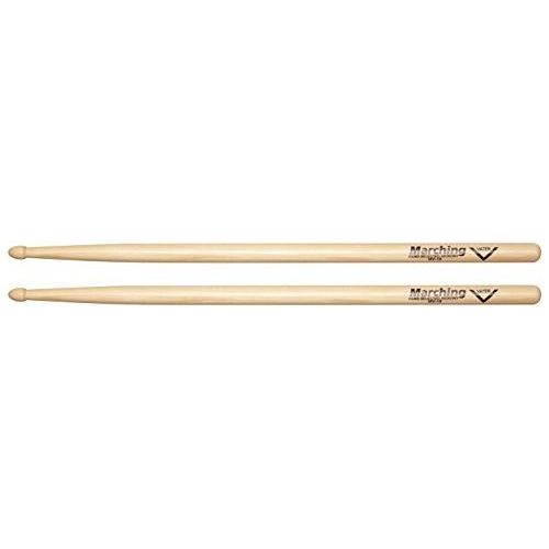 Vater MV8 Marching Drum Sticks with Rounded Acorn Tip, Pair