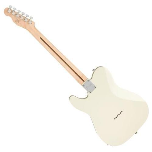 Squier Affinity Series® Telecaster, Indian Laurel Fingerboard, Olympic White Bundle w/ 12 Picks & Liquid Audio Polishing Cloth