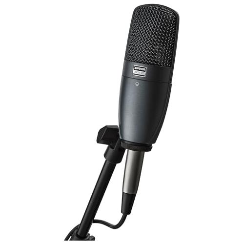 Shure BETA 27 Side-Address Supercardioid Condenser Microphone - Perfect for Instrument and Vocal Applications, Features Switchable Low-Frequency Filter and 3-Layer Internal Pop Filter