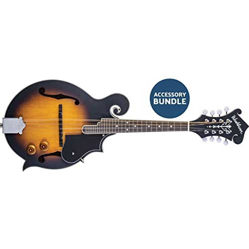 Washburn Americana Series, 8-String Mandolin, Right, Sunburst (M3EK-A)