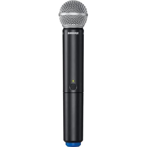 Shure BLX288/SM58 UHF Wireless Microphone System - Perfect for Church, Karaoke, Vocals - 14-Hour Battery Life, 300 ft Range | Includes (2) SM58 Handheld Vocal Mics, Dual Channel Receiver | H10 Band