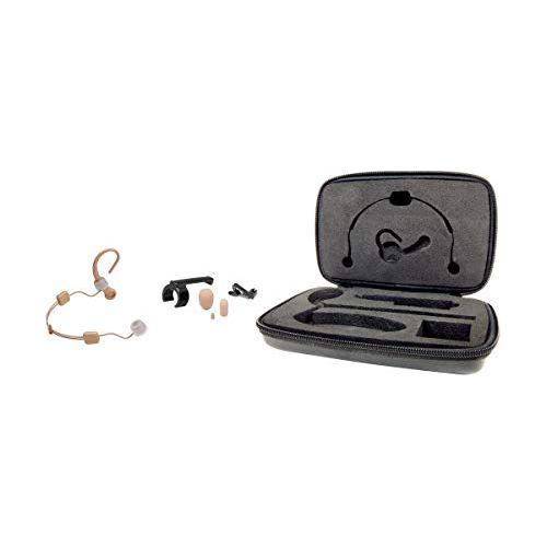 Audio-Technica BP893xCLM3-TH Omnidirectional Earset with Detachable Cable, Locking 3.5mm Connector, Beige