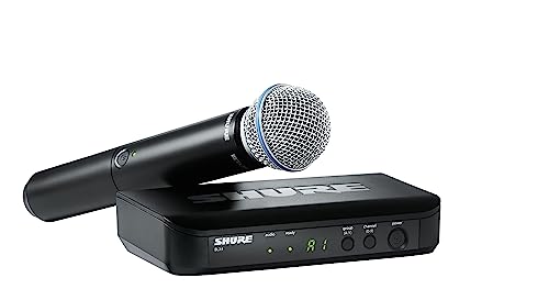 Shure BLX24R/B58 Handheld Wireless System with BETA58A Vocal Microphone, Rack Mount, H9