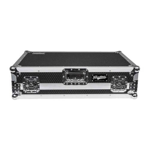 Headliner Low Profile Flight Case with Wheels, Compatible with XDJ-RX3, Black (HL10006)