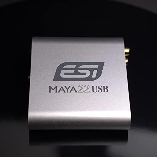 ESI MAYA22 USB - Silver - Flexible High Performance 24-bit USB Audio Interface