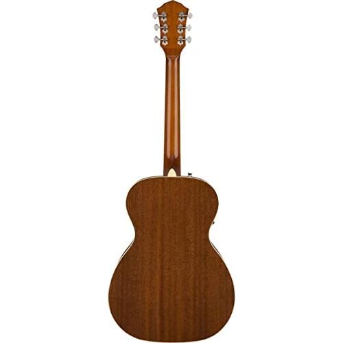 Fender FA-345CE Auditorium Cutaway Acoustic Guitar, with 2-Year Warranty, 3-Color Tea Burst