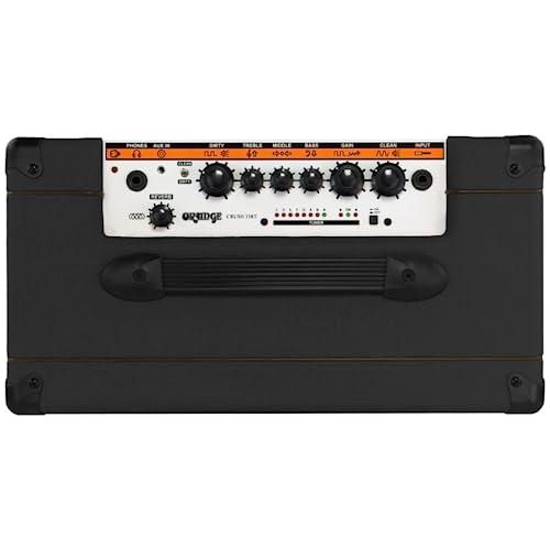 Orange Crush 35RT Guitar Combo Amplifier Bundle w/Pig Hog Black Instrument 10 Cable and Liquid Audio Polishing Cloth