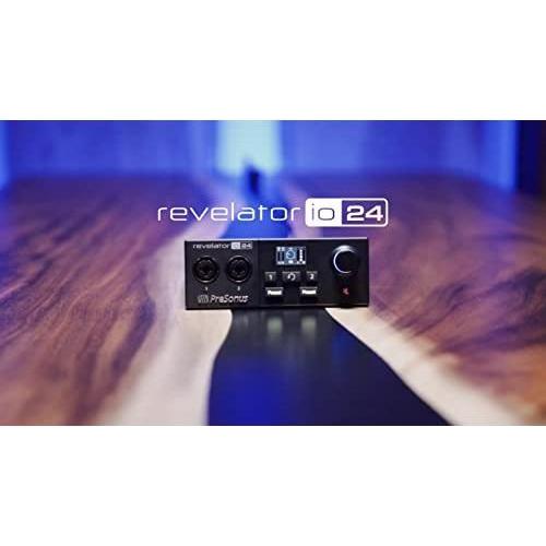 PreSonus Revelator io24 USB-C Compatible Audio Interface with Integrated Loopback Mixer and Effects for Streaming, Podcasting, and More