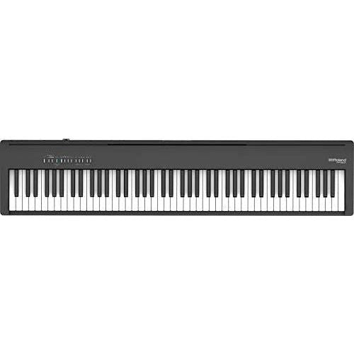 Roland FP-30X Digital Piano with Built-in Powerful Amplifier and Stereo Speakers. Rich Tone Authentic Ivory 88-Note PHA-4 Keyboard for unrivalled Acoustic Feel Sound. (FP-30X-BK), Black