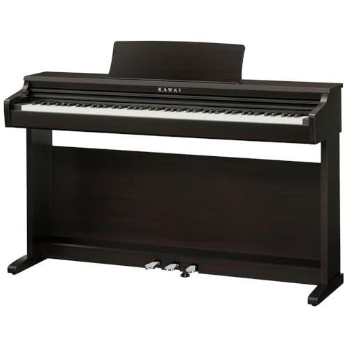 Kawai KDP120 Digital Piano in a Premium Rosewood Finish Bundle with Kawai F-10H Damper Pedal and Liquid Audio Polishing Cloth