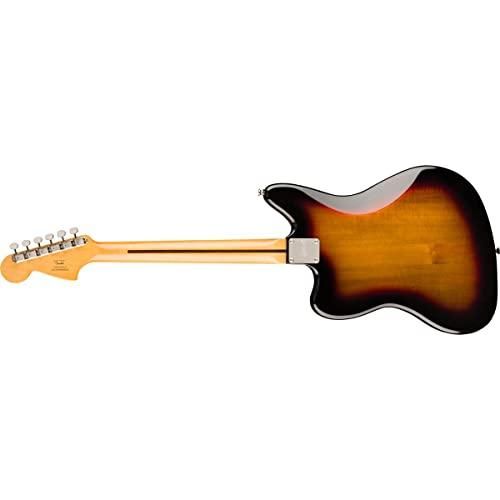 Squier Classic Vibe 70s Jaguar Electric Guitar, with 2-Year Warranty, 3-Color Sunburst, Laurel Fingerboard