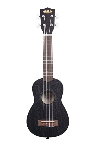 Kala Brand Music Co., 4-String Ukulele, Black (KA-15S-BLK)