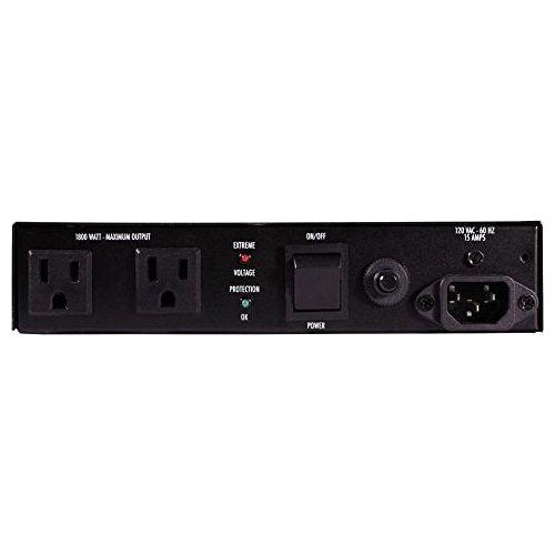 Furman AC-215A Compact Power Conditioner with Auto-Resetting Voltage Protection - Black