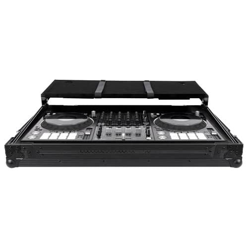 Headliner Los Angeles Headliner Pitch Black DDJ-FLX10 w/Laptop Platform & Wheels Flight Case (HL10013)