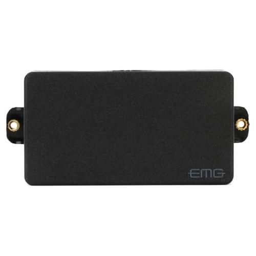 EMG 60 Active Neck Humbucker Pickup, Black Bundle w/ 12x Guitar Picks and Liquid Audio Polishing Cloth