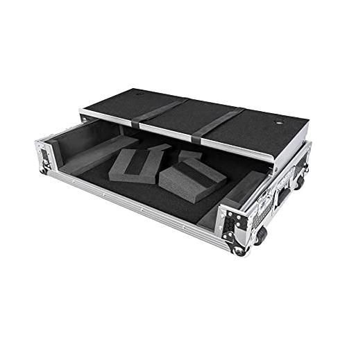 Headliner Los Angeles Flight Case for Rane One w/Laptop Platform and Wheels,Black,HL10005