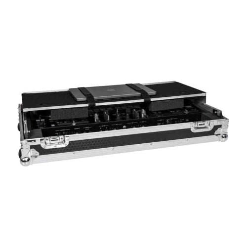 Headliner Flight Case with Laptop Platform & Wheels, Compatible with DDJ-REV7 (HL10008)