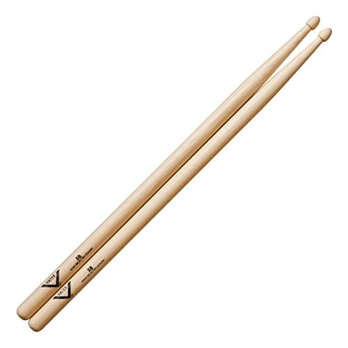 Vater Sugar VSMP5BW Maple Drumsticks Power 5B Wood Tip Drumsticks