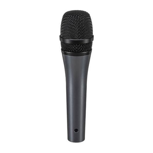 Liquid Audio Senn heiser E 845 Supercardioid Dynamic Vocal Microphone Bundle w/Pig Hog PHM10 8mm Mic Cable Polishing Cloth