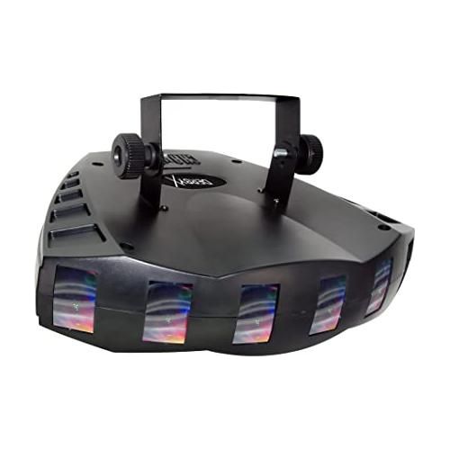 CHAUVET DJ Derby X RGB LED Derby w/Static, Blackout, Strobe Effect Light & Automated/Sound Active Programs