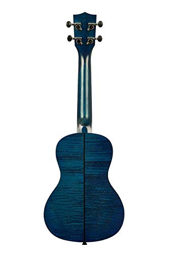 Kala KA-CEMB Exotic Mahogany Concert Ukulele, Blue