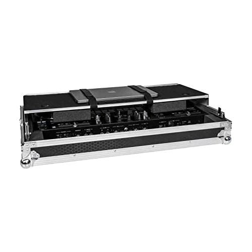 Headliner Flight Case with Laptop Platform, Compatible with DDJ-REV7 (HL10007)