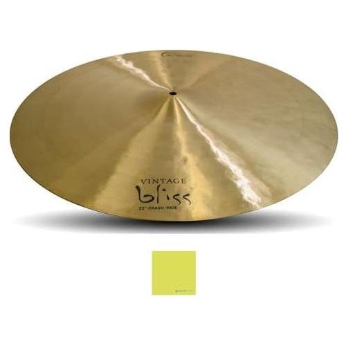 Dream Cymbals and Gongs VBCRRI22 Vintage Bliss Crash/Ride 22" Cymbal Bundle w/Liquid Audio Polishing Cloth