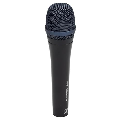 Liquid Audio - Sennheiser E 945 Supercardioid Dynamic Vocal Microphone Bundle w/Pig Hog PHM10 8mm Mic Cable Polishing Cloth