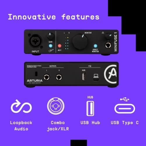 Arturia MiniFuse USB-C Audio Interface