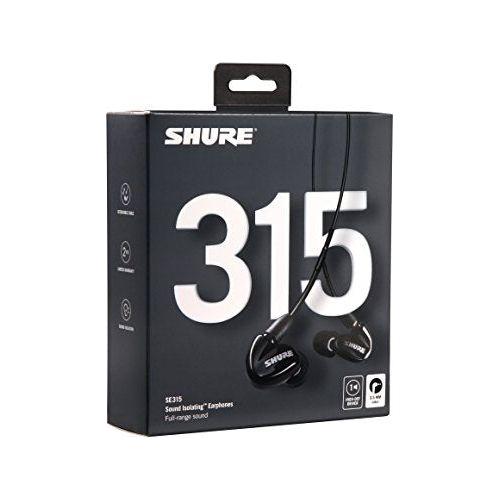 Shure AONIC 3 Wired Sound Isolating Earbuds, Clear Sound, Single Driver with BassPort, Secure in-Ear Fit, Detachable Cable, Durable Quality, Compatible with Apple & Android Devices - Black