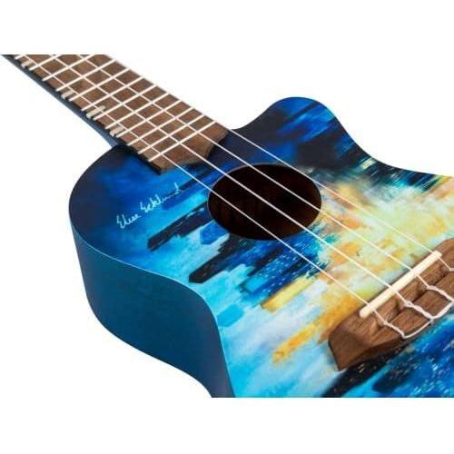 Flight Ukuleles, 4-String Ukulele, Blue-Multi (AUC City)