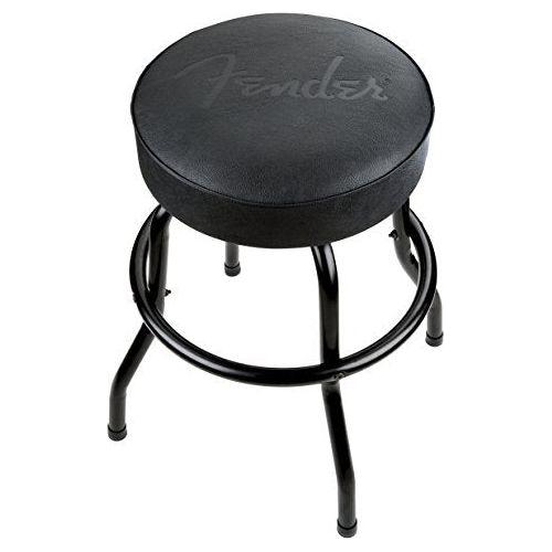 Fender Blackout Barstool with Backrest, 30in