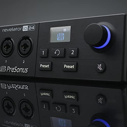 PreSonus Revelator io24 USB-C Compatible Audio Interface with Integrated Loopback Mixer and Effects for Streaming, Podcasting, and More