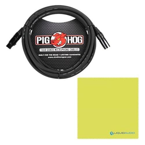 Radial Engineering J48 Premium Phantom Powered Active Direct Box Bundle w/Pig Hog PHM10 8mm 10ft XLR Mic Cable and Liquid Audio Polishing Cloth