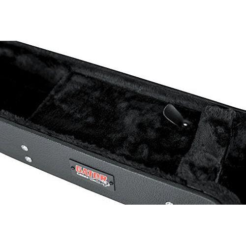 Gator Cases Hard-Shell Wood Case for Semi-Hollow Guitars; Fits Gibson