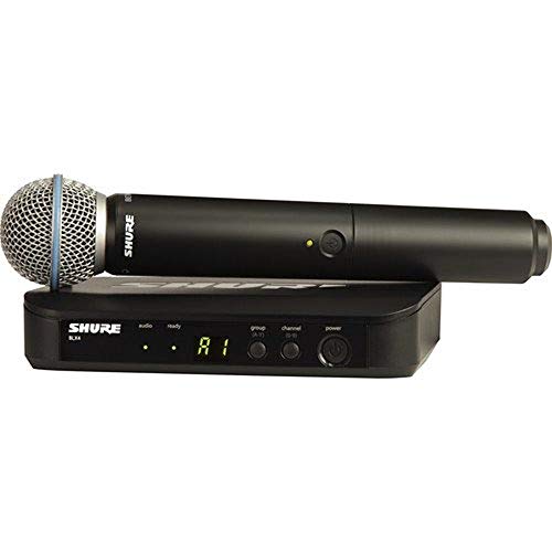 Shure BLX24R/B58 Handheld Wireless System with BETA58A Vocal Microphone, Rack Mount, H9