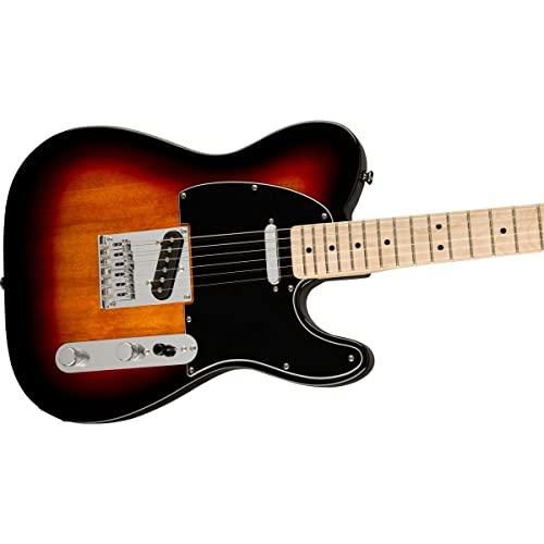 Squier Affinity Series Telecaster Electric Guitar, with 2-Year Warranty, Butterscotch Blonde, Maple Fingerboard