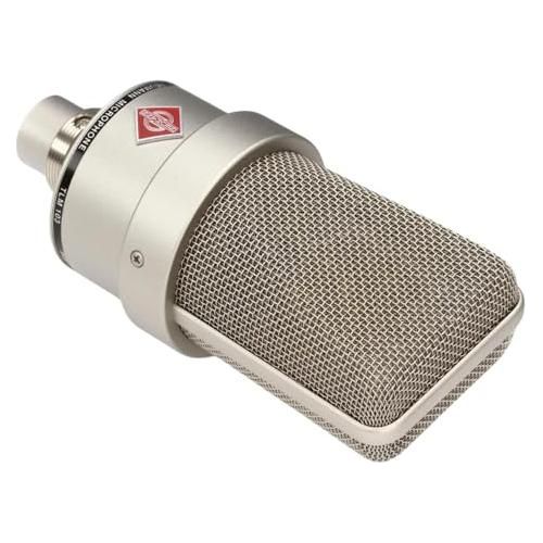 Liquid Audio Neumann TLM 103 Large-diaphragm Condenser Studio Microphone, Nickel Bundle w/Pig Hog PHM10 8mm Mic Cable, Pop Filter Polishing Cloth