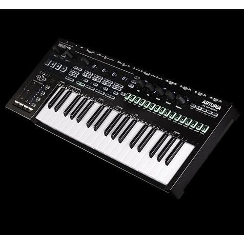 Arturia KeyStep Pro Chroma 37-Key Controller and Unparalleled 4-Track Sequencer and Keyboard with Blue LEDs and Stylish Knob Caps (Gray)