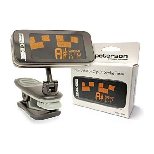 Peterson StroboClip HD Clip-On Tuner | Guitar, Bass, Violin, Ukulele, Harp, Brass, Woodwind, Orchestral