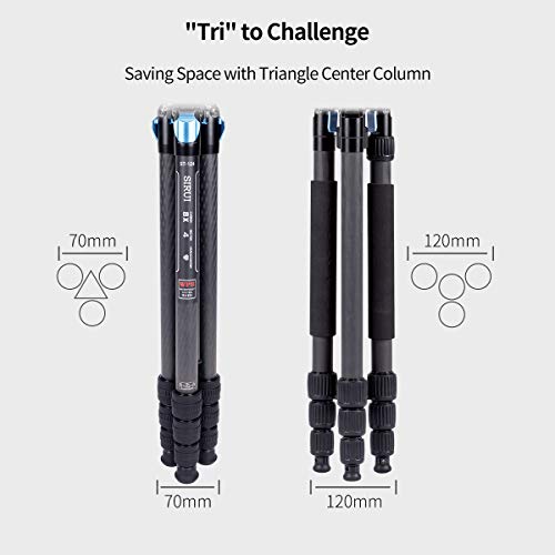 SIRUI ST Carbon Fiber Tripod Kits with Triangular Center Column