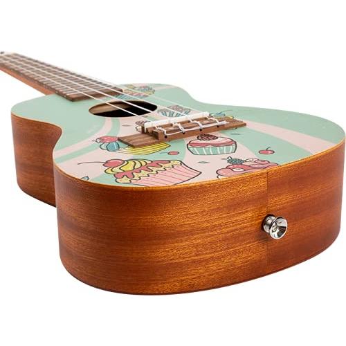 Flight, 4-String Cupcake Concert Ukulele, AUC-33