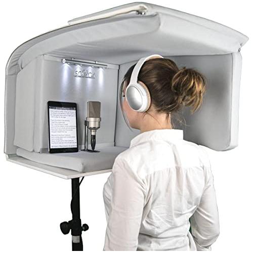 ISOVOX Portable Mobile Vocal Studio Booth, White