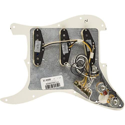 Fender Pre-Wired Strat Pickguard, Custom '69 SSS Electric Guitar Electronics