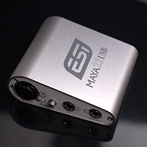 ESI MAYA22 USB - Silver - Flexible High Performance 24-bit USB Audio Interface