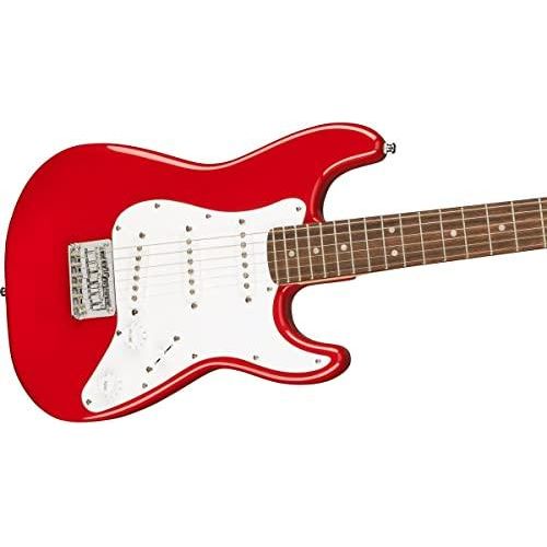 Squier Mini Strat Electric Guitar- Dakota Red with Laurel Fingerboard