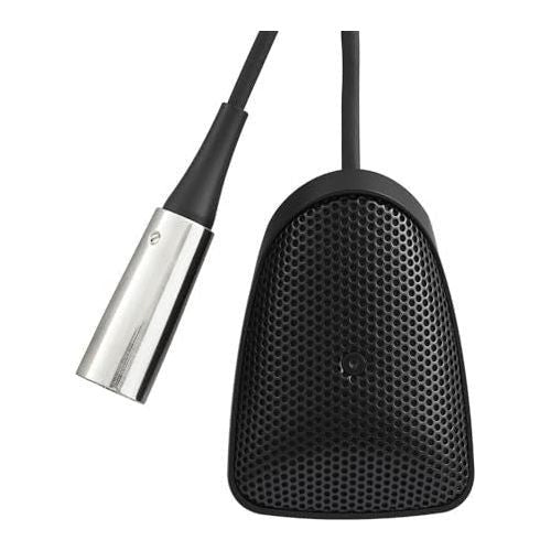 Shure CVB-B/O Boundary Condenser Microphone, 12 feet Cable, Omnidirectional (Black)