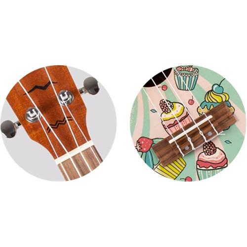 Flight, 4-String Cupcake Concert Ukulele, AUC-33