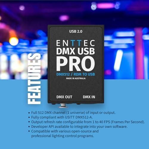 Enttec DMX USB Pro 70304 RDM Lighting Controller Interface